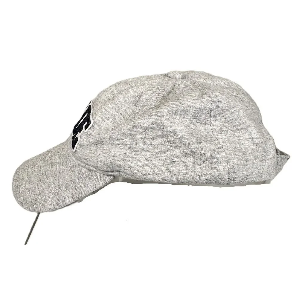 Dude Carter's Cap Kids 4-8 Gray 100% Cotton Adjustable Back Logo‎ Baseball Hat